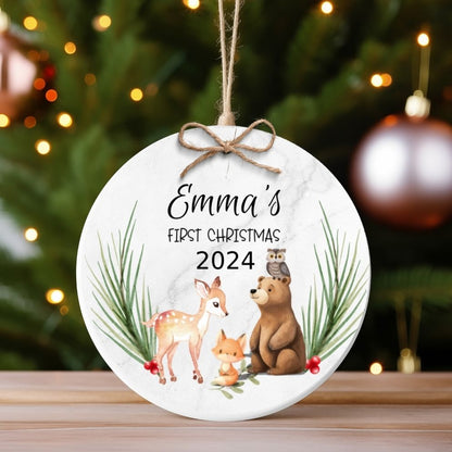 Personalized 1st Christmas Ornament