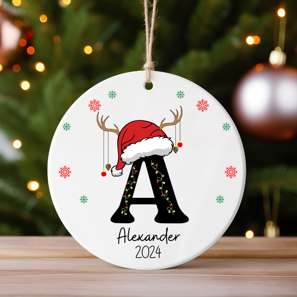 Personalized Letter Ornament