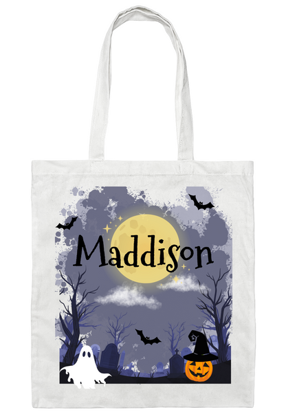 Personalized Halloween Tote