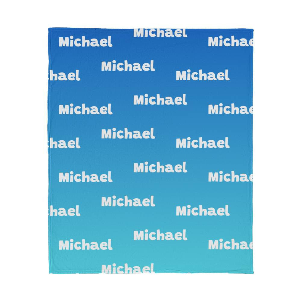 Personalized Name Blanket