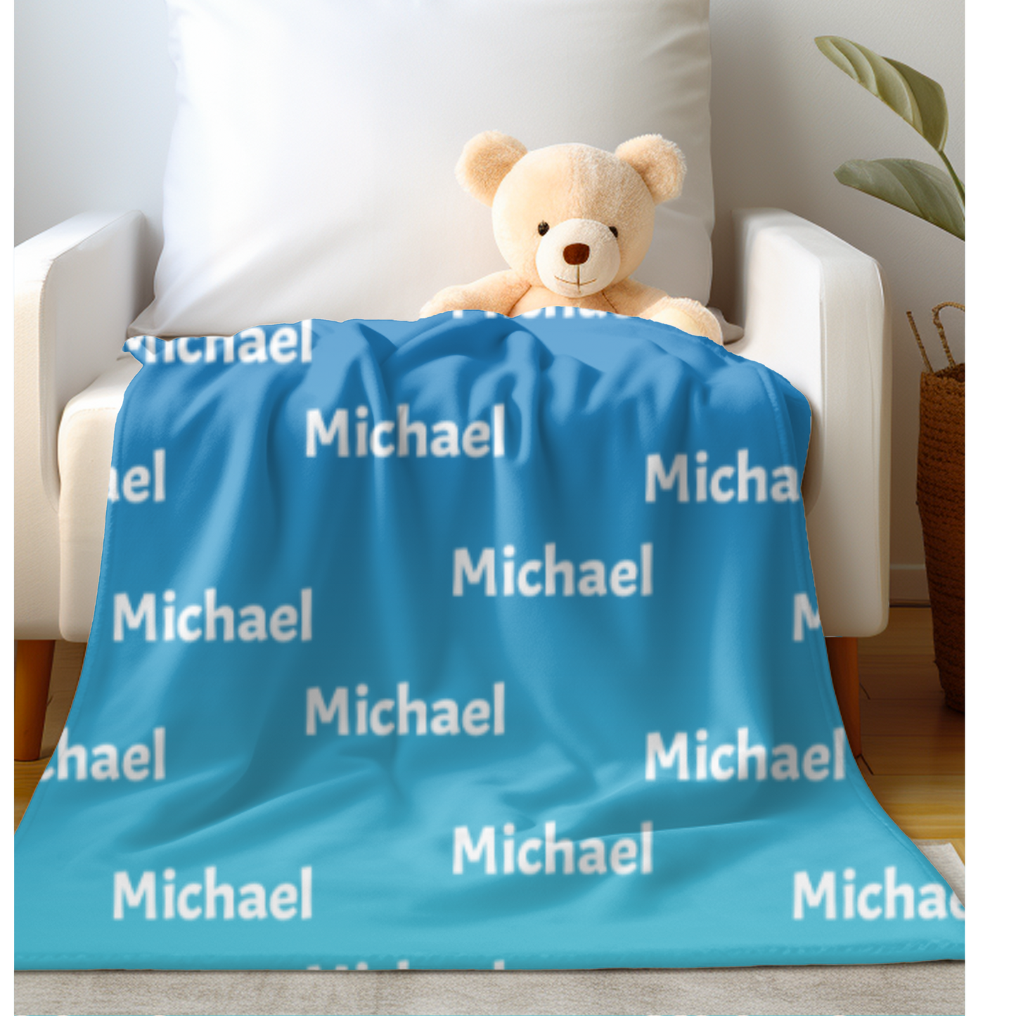 Personalized Name Blanket