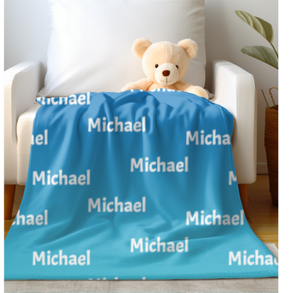 Personalized Name Blanket