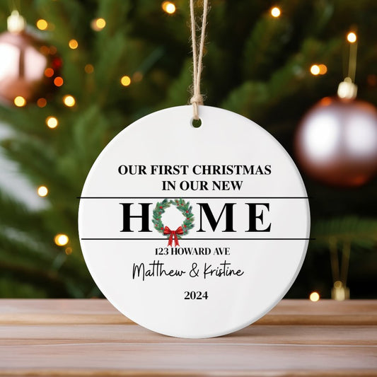 Personalized Ornament 1st Home