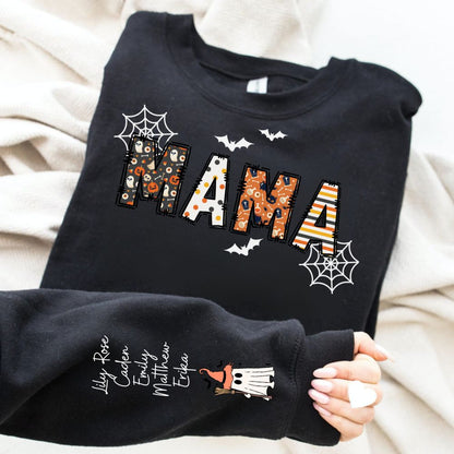 Personalized MAMA Halloween Sweatshirt