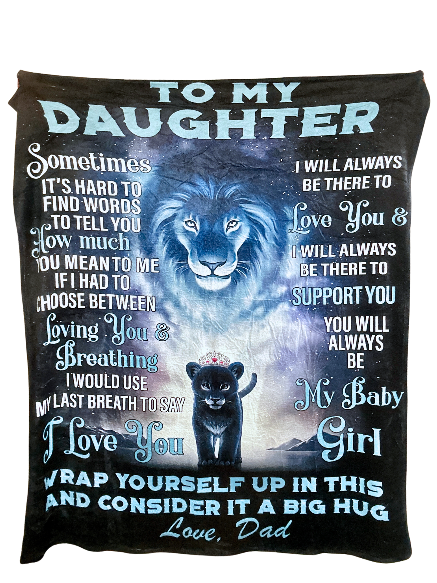 To My Daughter Blanket