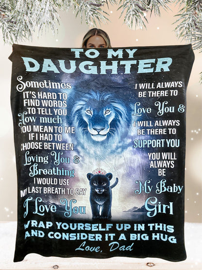 To My Daughter Blanket