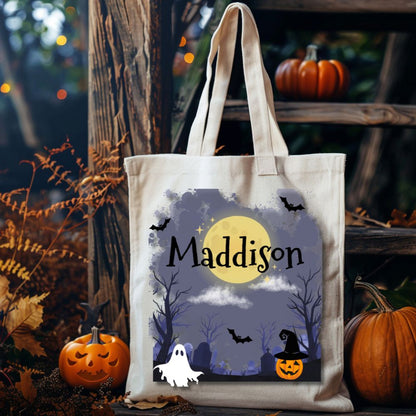 Personalized Halloween Tote