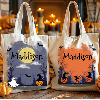 Personalized Halloween Tote