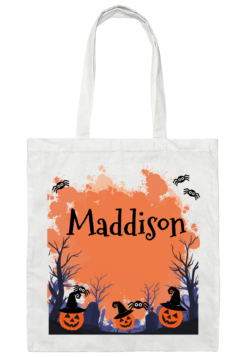 Personalized Halloween Tote