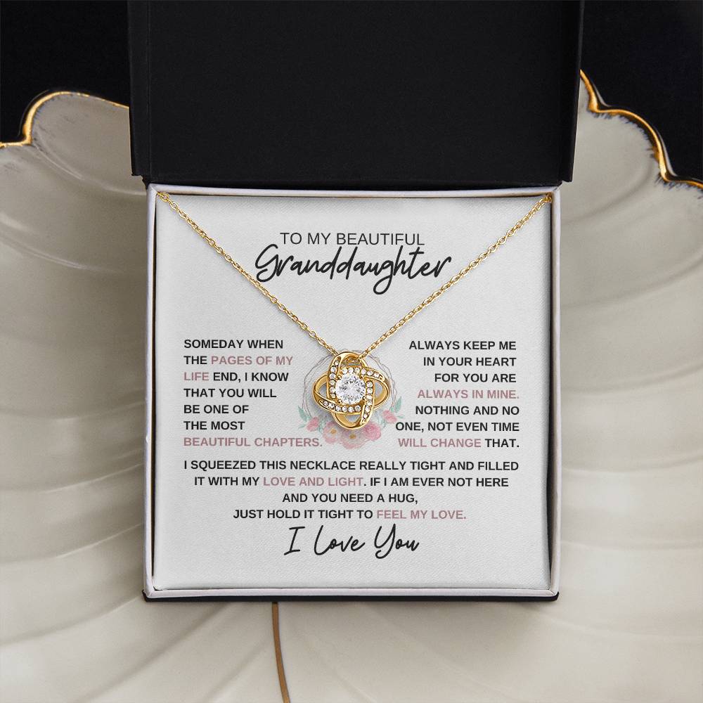 To My Granddaughter Necklace