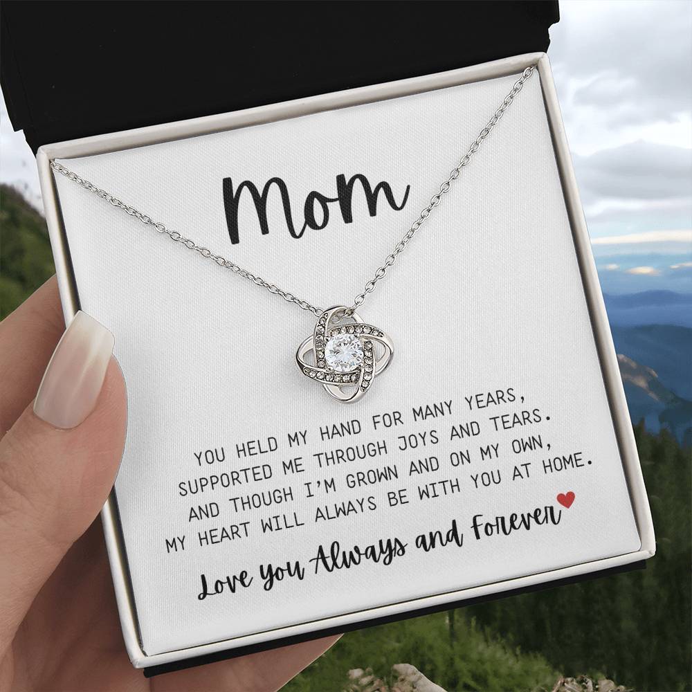 To My Mom | Love Knot Necklace