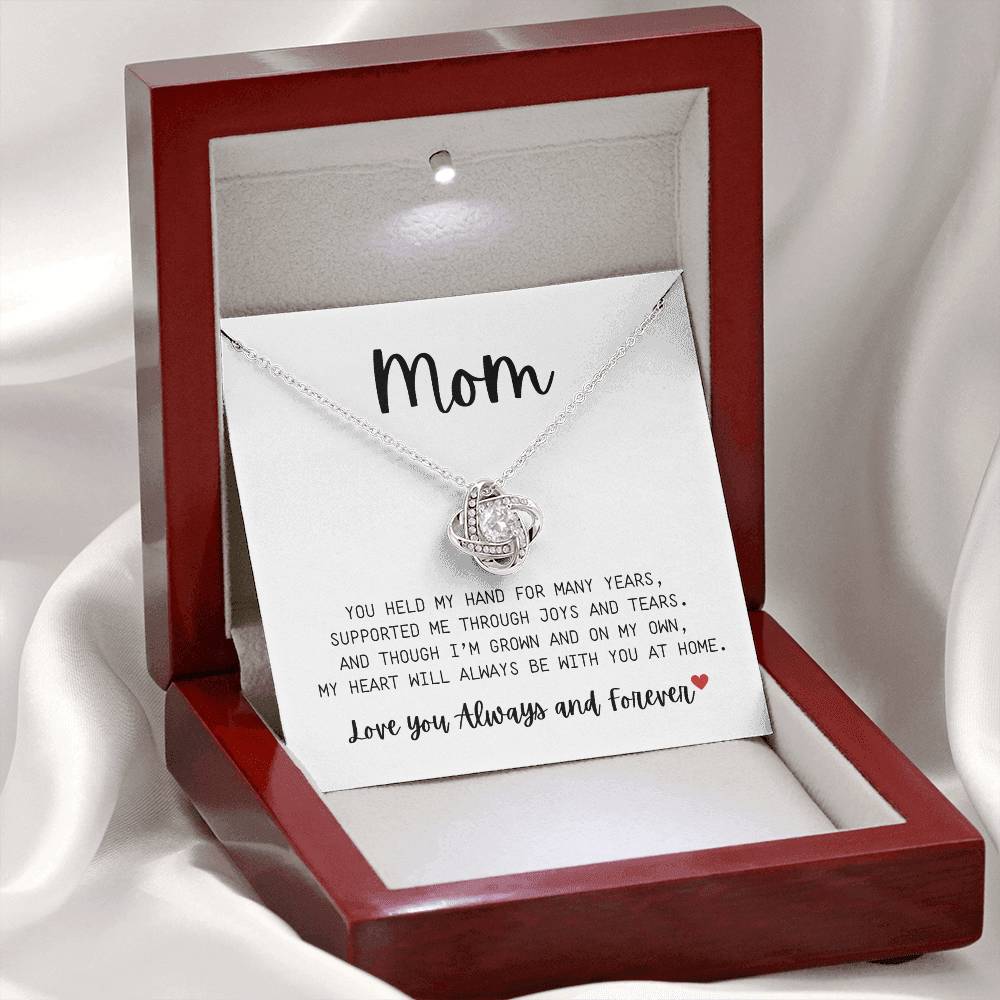 To Mom | Love Knot Necklace