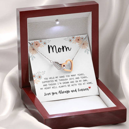 To Mom | Interlocking Hearts Necklace