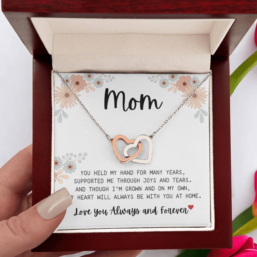 To Mom | Interlocking Hearts Necklace