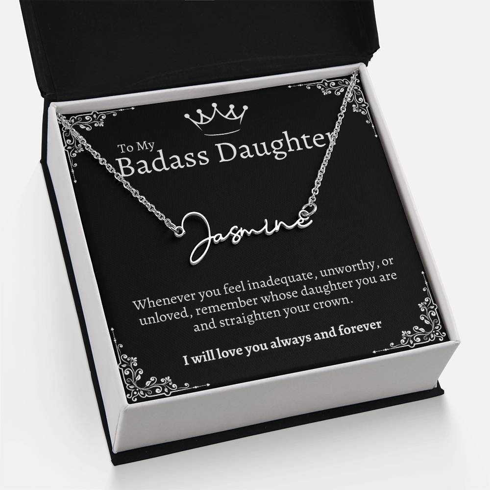 Personalized Daughter Necklace