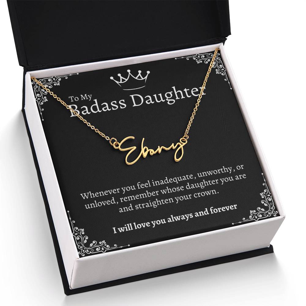 Personalized Daughter Necklace