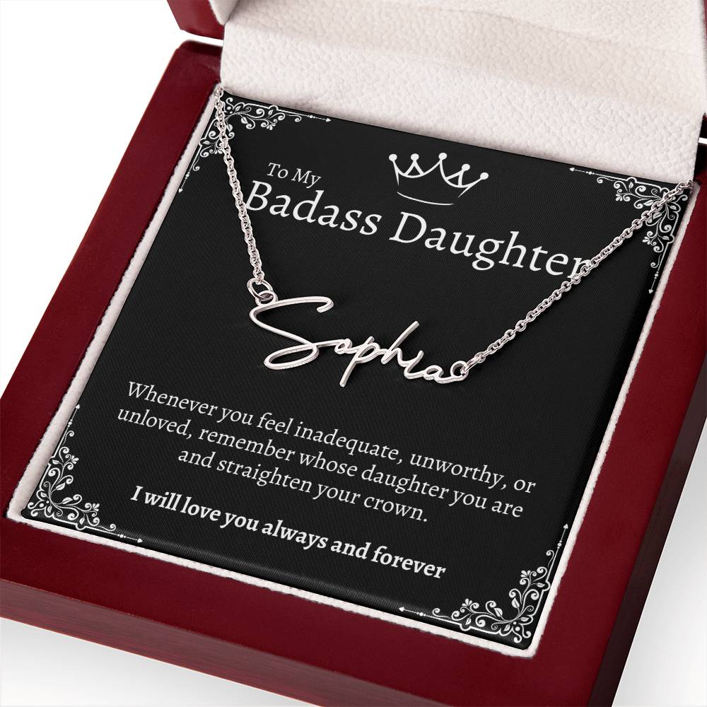 Personalized Daughter Necklace