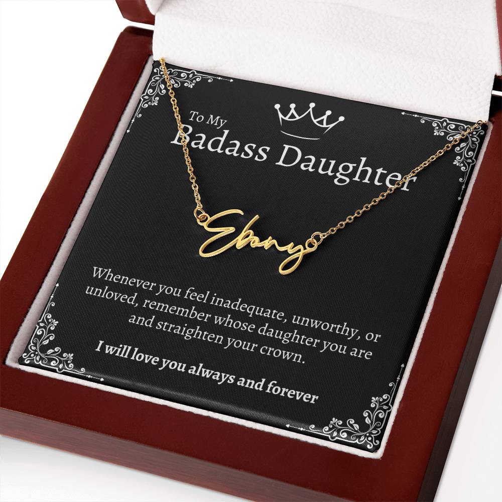 Personalized Daughter Necklace